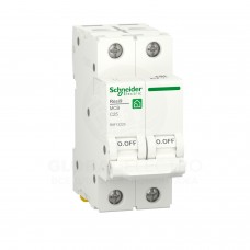 Автоматичний вимикач RESI9 Schneider Electric 25 A, 2P, С, 6kA R9F12225
