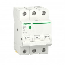 Автоматичний вимикач RESI9 Schneider Electric 10 A, 3P, С, 6kA R9F12310