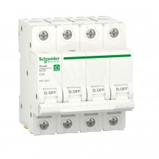 Автоматичний вимикач RESI9 Schneider Electric 63 A, 4P, С, 6kA R9F12463
