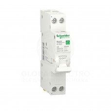 Диф. автомат Schneider RESI9 6KA 1M 1P+N 6A C 30MA АC R9D87606