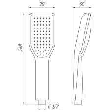 Душова лійка Globus Lux SH651-P