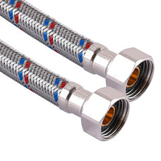 Шланг із нержавіючої сталі SOLOMON 1/2"х1/2" ВВ 0,3м HS30