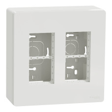 Блок unica system+ відкрита вставка 2х2 білий Schneider Electric UNICA NU122418
