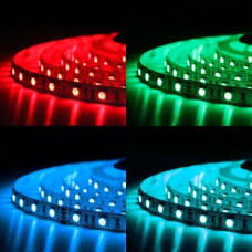 Світлодіодна стрічка BIOM Professional BPS-G3-24-3535-120-RGB-20, негерметична, 1м
