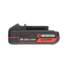 Акумулятор 20 В Li-Ion 2,0 Аг індикатор рівня заряду INTERTOOL WT-0340