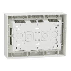 Блок unica system+ відкрита вставка 3х2 білий Schneider Electric UNICA NU123418