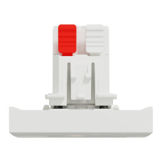 Вимикач 1-клавішний кнопковий (Кнопка дзвінка)  схема 1 10 А  Schneider Electric Unica New NU320618C