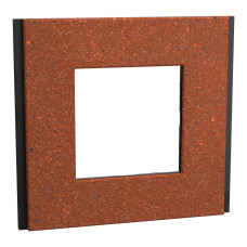 Рамка 1-постова Теракотовий Schneider Unica New Deco Material NU600271