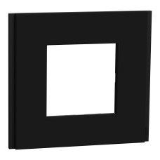 Рамка 1-постова Каучук Schneider Unica New Deco Material NU600272