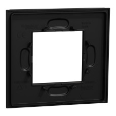 Рамка 1-постова Каучук Schneider Unica New Deco Material NU600272