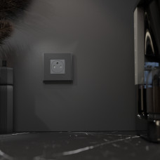 Рамка 1-постова Каучук Schneider Unica New Deco Material NU600272