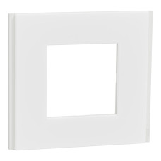Рамка 1-постова Матовий білий Schneider Unica New Deco Material NU600279