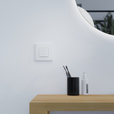 Рамка 1-постова Матовий білий Schneider Unica New Deco Material NU600279