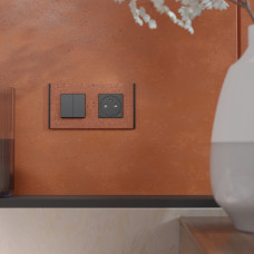 Рамка 2-постова Теракотовий Schneider Unica New Deco Material NU600471