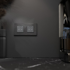 Рамка 2-постова Камінь Schneider Unica New Deco Material NU600477