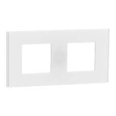 Рамка 2-постова Матовий білий Schneider Unica New Deco Material NU600479