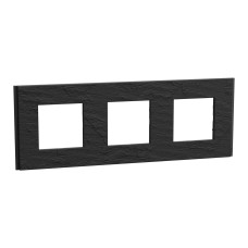 Рамка 3-постова Камінь Schneider Unica New Deco Material NU600677