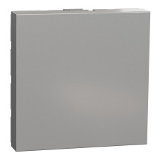 Заглушка 45х45 Алюміній Schneider Unica New NU986630