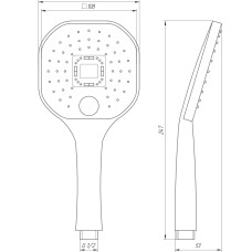 Душова лійка Globus Lux NS-003-BB