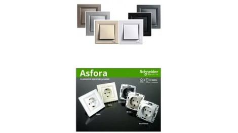 Серія Asfora Schneider Electric від 100 грн/шт