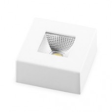 Світильник LED накладний Feron AL521 COB 5W квадрат, білий 360Lm 4000K
