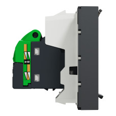 Розетка комп'ютерна одинарна RJ45, 5 UTP, 2 модулі антрацит Schneider Unica New NU341154