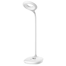 LED лампа настільна LEBRON L-TL-L-44, 4W, 4100K, Li-ion 1200mAh, біла, USB