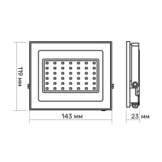 LED прожектор TITANUM TLF306 30W 6000K