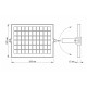 LED прожектор автономний VIDEX 600Lm 5000K