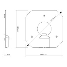 LED модуль для світильників 20W VIDEX VL-MLC-20C 3000-4000-6500K