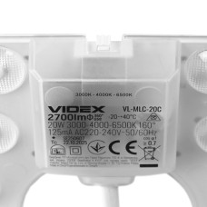 LED модуль для світильників 20W VIDEX VL-MLC-20C 3000-4000-6500K