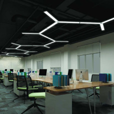 З'єднувач-квадрат FERON AL4021 3W 4000K чорний для світильників AL4020 36W і 48W