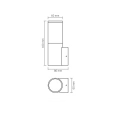 LED Світильник архітектурний VIDEX AR091B IP54 GU10