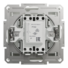 Картковий вимикач механічний білий без рамки Schneider Аsfora EPH6270121