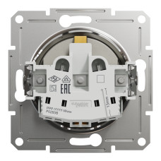 Розетка з заземленням з захисними шторками бронза Schneider Asfora EPH2900269