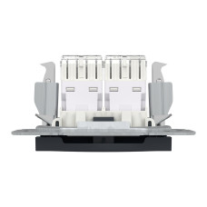 Розетка комп'ютерна подвійна RJ45 кат.6 UTP антрацит Schneider Asfora EPH4800171