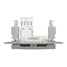Розетка комп'ютерна бронза Schneider Asfora EPH4300169