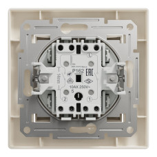 Вимикач двохклавішний SCHNEIDER ASFORA крем EPH0300123