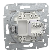 Розетка комп'ютерна біла без рамки Schneider Asfora EPH4370121