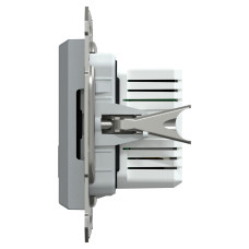 USB-розетка тип A+C 21 Вт сталь Scneider Asfora EPH2700562