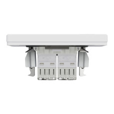 Розетка комп'ютерна подвійна біла Schneider Asfora EPH4400121
