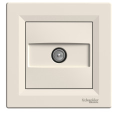 TV Розетка кінцева крем Schneider Asfora EPH3200123