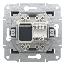 Розетка комп'ютерна RJ45 кат.6 UTP антрацит Schneider Asfora EPH4700171