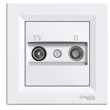 TV/R Розетка кінцева біла Schneider Asfora EPH3300121