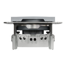 Розетка без заземлення сталь Schneider Asfora EPH3000162