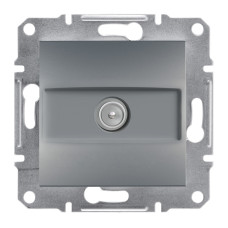 TV Розетка кінцева сталь Schneider Asfora EPH3200162