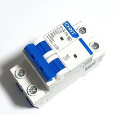 Автоматичний вимикач Chint 2P 25A С 6kA NXB-63
