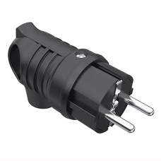 Вилка кутова (каучук) 1*16 A IP44 Bemis BK1-1402-2021