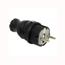 Вилка UPS (каучук) 1*16 A IP44 Bemis BK1-1402-2031
