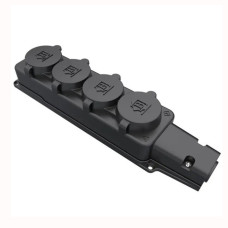 Розетка четверна каучукова Bemis BK1-1402-3614 1*16 А IP54